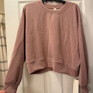 Lululemon Softstreme Perfectly Oversized Cropped Crew